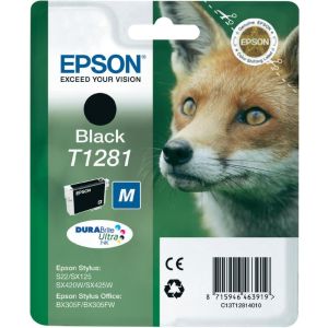 Cartuş Epson T1281, negru (black), original