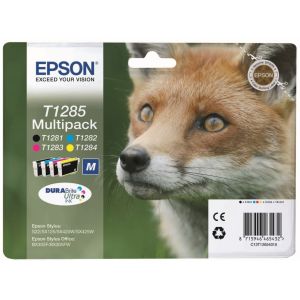 Cartuş Epson T1285, CMYK, pachet de patru, multipack, original