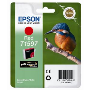 Cartuş Epson T1597, roşu (red), original