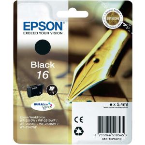 Cartuş Epson T1621 (16), negru (black), original