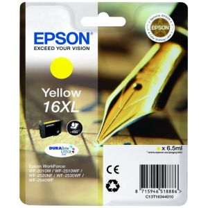 Cartuş Epson T1634 (16XL), galben (yellow), original