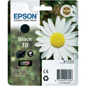 Cartuş Epson T1801 (18), negru (black), original