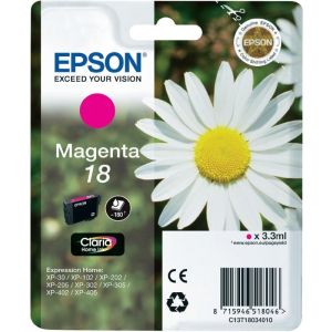 Cartuş Epson T1803 (18), purpuriu (magenta), original