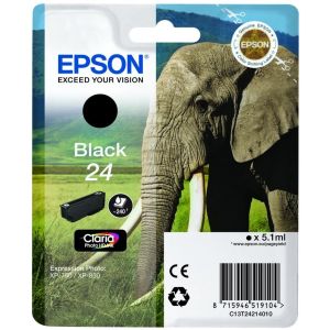 Cartuş Epson T2421 (24), negru (black), original