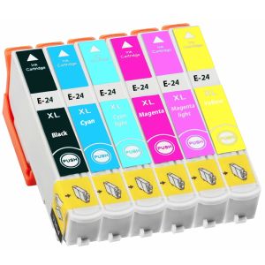 Cartuş Epson T2428 (24), CMYK + LC + LM, pachet de șase, multipack, alternativ