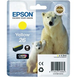 Cartuş Epson T2614 (26), galben (yellow), original