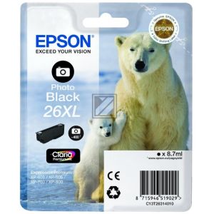 Cartuş Epson T2631 (26XL), foto neagră (photo black), original