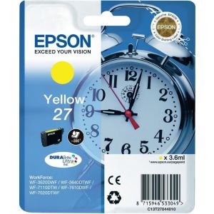 Cartuş Epson T2704 (27), galben (yellow), original