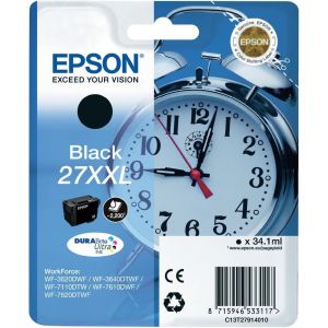 Cartuş Epson T2791 (27XXL), negru (black), original