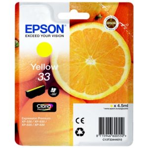 Cartuş Epson T3344 (33), galben (yellow), original