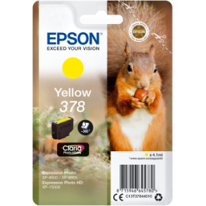 Cartuş Epson 378, T3784, C13T37844010, galben (yellow), original