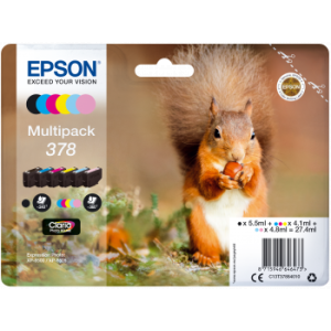 Cartuş Epson 378, T3788, C13T37884010, multipack, original