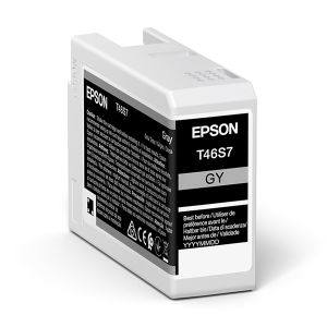 Cartuş Epson T46S7, C13T46S700, gri (gray), original