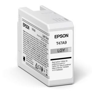 Cartuş Epson T47A9, C13T47A900, gri deschid (light gray), original