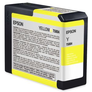 Cartuş Epson T5804, galben (yellow), original