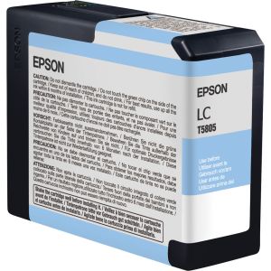 Cartuş Epson T5805, azuriu deschis (light cyan), original