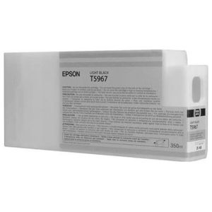 Cartuş Epson T5967, negru deschis (light black), original