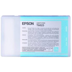 Cartuş Epson T6025, azuriu deschis (light cyan), original