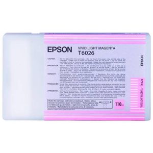 Cartuş Epson T6026, purpuriu deschis (light magenta), original