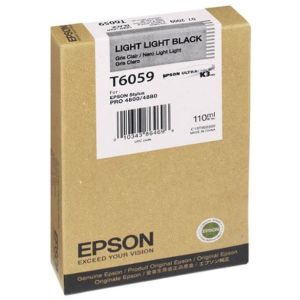 Cartuş Epson T6059, negru deschis (light black), original