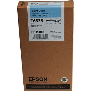 Cartuş Epson T6535, azuriu deschis (light cyan), original