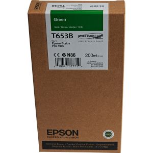 Cartuş Epson T653B, verde (green), original