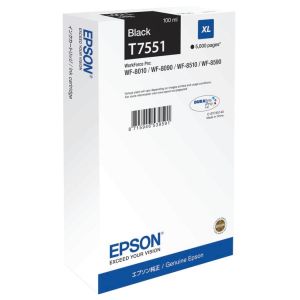 Cartuş Epson T7551 XL, negru (black), original