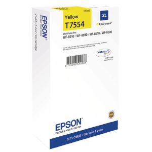 Cartuş Epson T7554 XL, galben (yellow), original