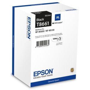 Cartuş Epson T8661, negru (black), original