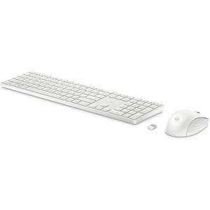 Tastatură și mouse fără fir HP 650 - alb 4R016AA#BCM