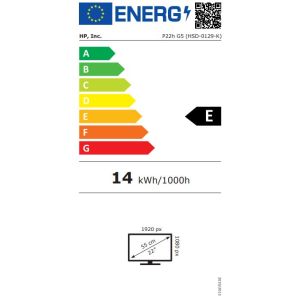 HP/P22h G5/21.5"/IPS/FHD/75Hz/5ms/Negru/3R 64W30AA#ABB