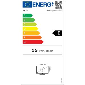 HP/524sw/23.8"/IPS/FHD/100Hz/5ms/White-Slvr/2R 94C21E9#ABB