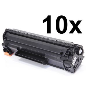 Toner 10 x HP CE285A (85A), pachet de zece, negru (black), alternativ