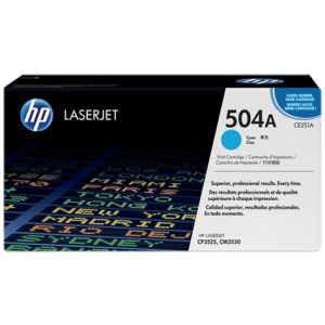 Toner HP CE251A (504A), azuriu (cyan), original