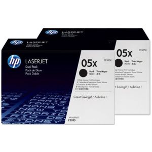 Toner HP CE505XD (05X), pachet de două, negru (black), original