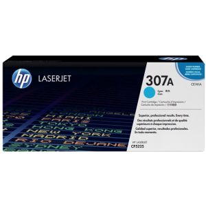 Toner HP CE741A (307A), azuriu (cyan), original