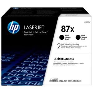 Toner HP CF287XD (87XD), pachet de două, negru (black), original