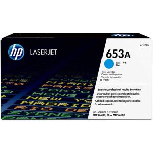 Toner HP 652A, CF321A, azuriu (cyan), original