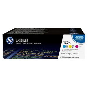 Toner HP CF373AM (125A), pachet de trei, multipack, original