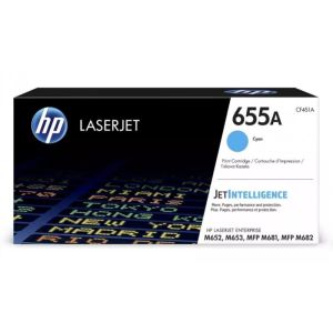 Toner HP 655A, CF451A, azuriu (cyan), original