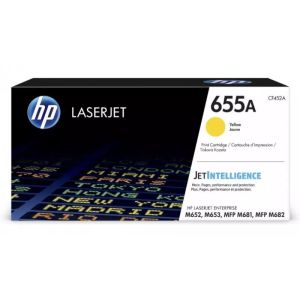 Toner HP 655A, CF452A, galben (yellow), original