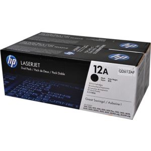 Toner HP Q2612AD (12A), pachet de două, negru (black), original