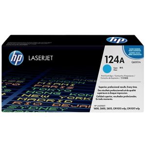 Toner HP Q6001A (124A), azuriu (cyan), original