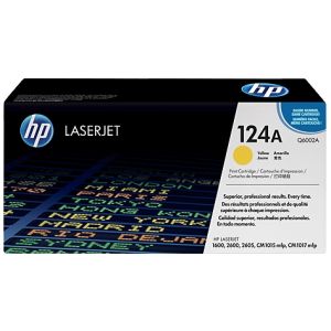 Toner HP Q6002A (124A), galben (yellow), original