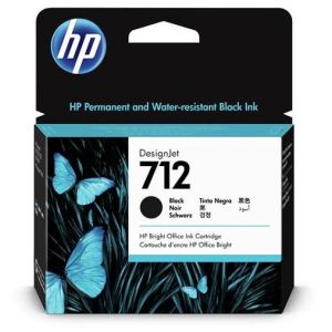 Cartuş HP 712 XL, 3ED71A, negru (black), original