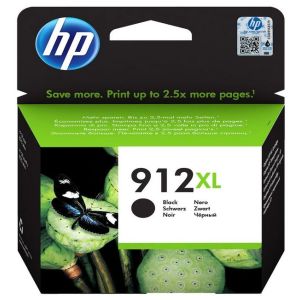 Cartuş HP 912 XL, 3YL84AE, negru (black), original