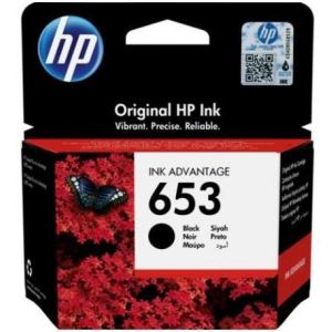 Cartuş HP 653, 3YM75AE, negru (black), original