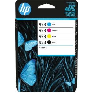 Cartuş HP 953, 6ZC69AE, CMYK, pachet de patru, multipack, original