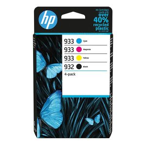 Cartuş HP 932 + 933, 6ZC71AE, CMYK, 4-pack, multipack, original