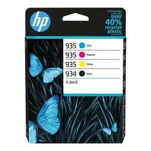 Cartuş HP 934 + 935, 6ZC72AE, CMYK, 4-pack, multipack, original